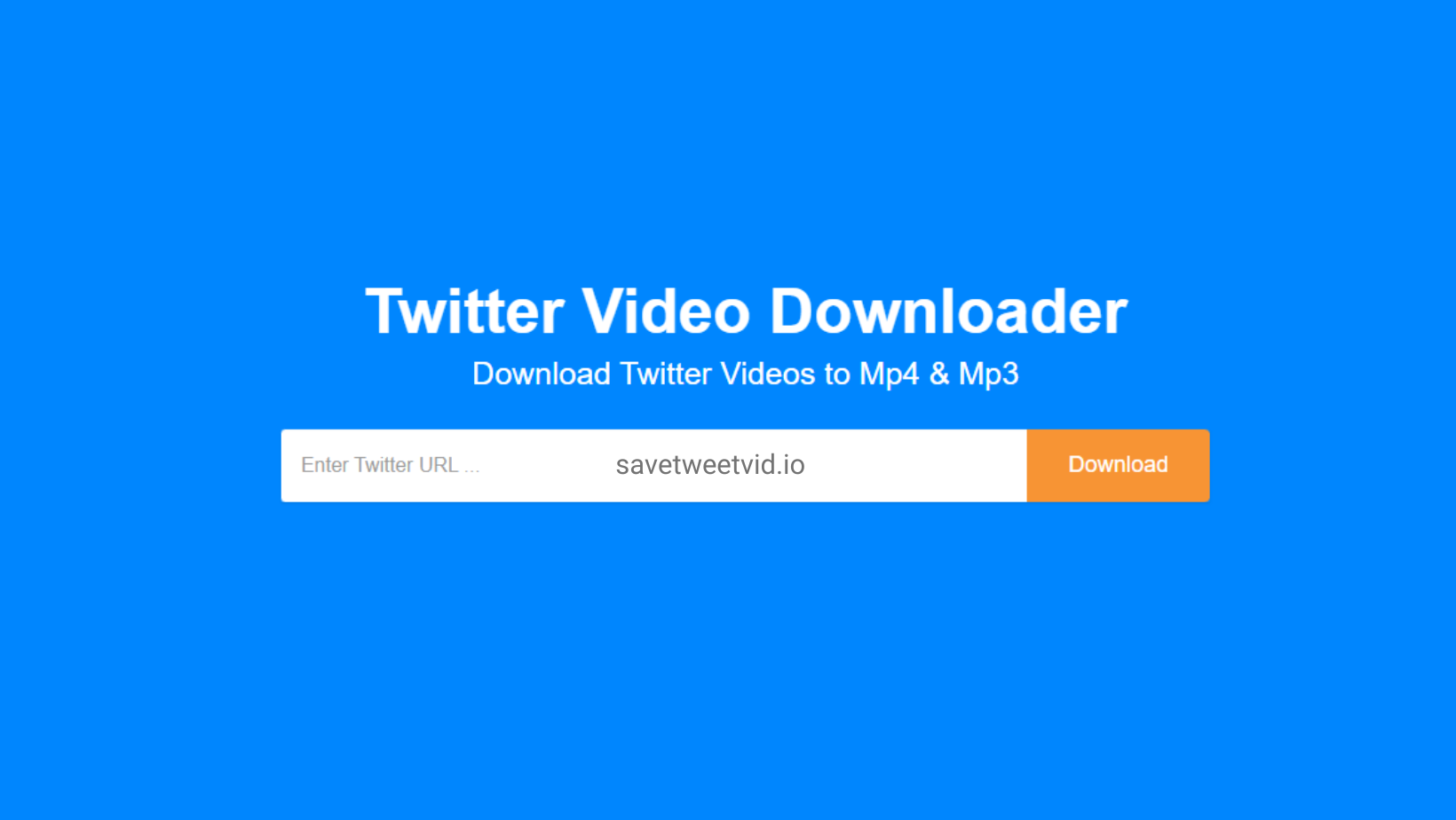 SaveTweetVid Twitter Downloader Cover Image