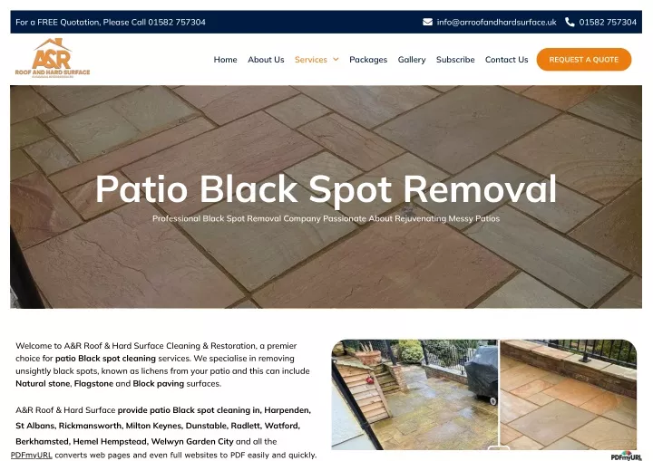 PPT - Top Patio Black Spot Removal in Radlett & Milton Keynes PowerPoint Presentation - ID:13557121