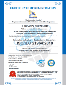 Data/Hard Disk Destruction Service | E-scrappy