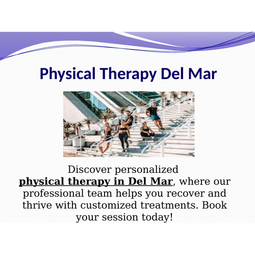 Physical Therapy Del Mar