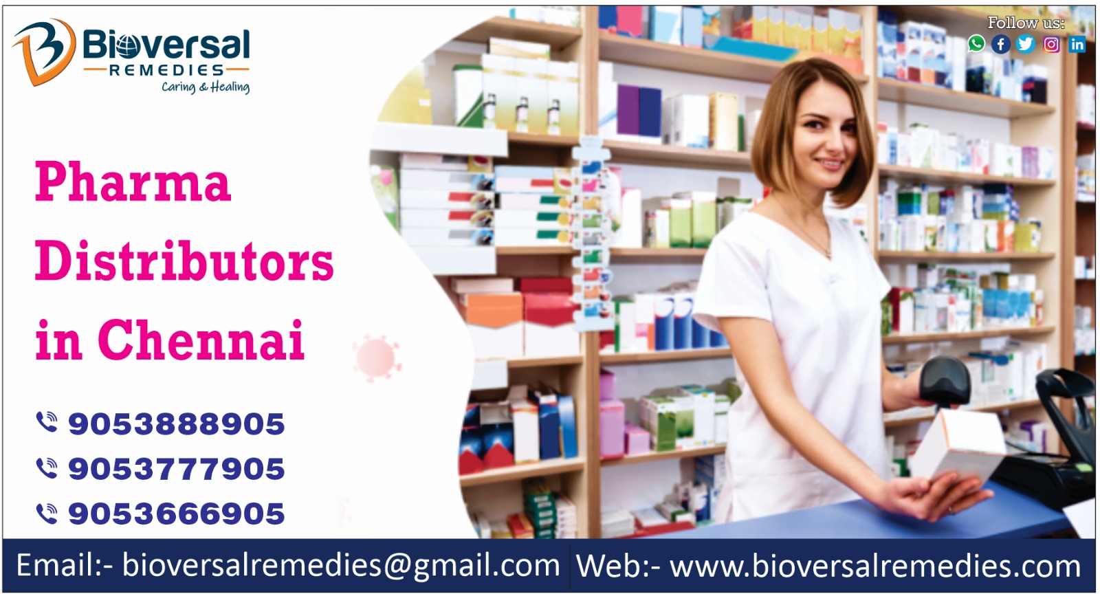 Pharma Distributors in Chennai | Bioversal Remedies - Call Now!