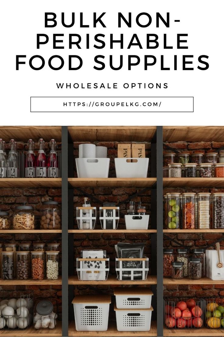 Bulk Non-Perishable Food Supplies | Wholesale Options