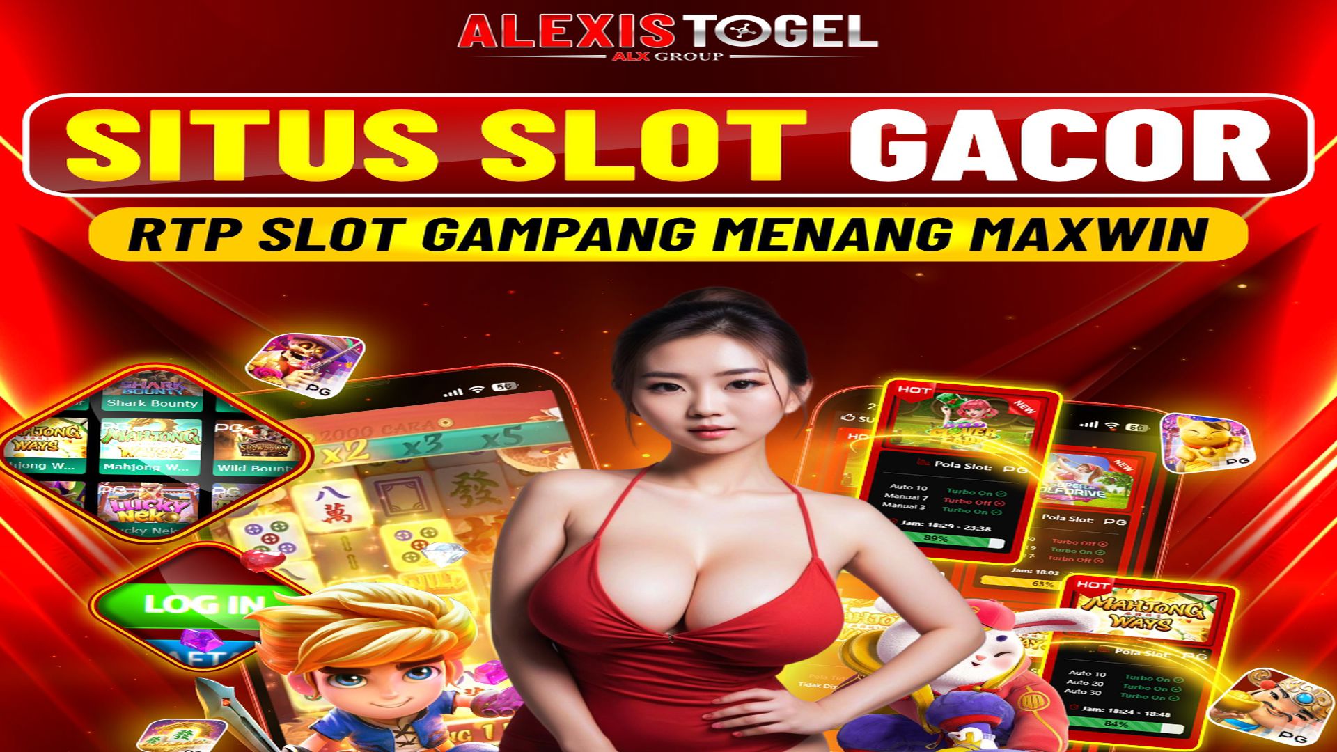 ALEXISTOGEL Situs Slot Gacor and Link RTP Slot Hoki Tinggi Cover Image