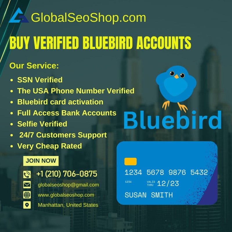 Unlock the Power of Trust with Verified Bluebird Accounts! | by Buy Verified PayPal Accounts | Medium