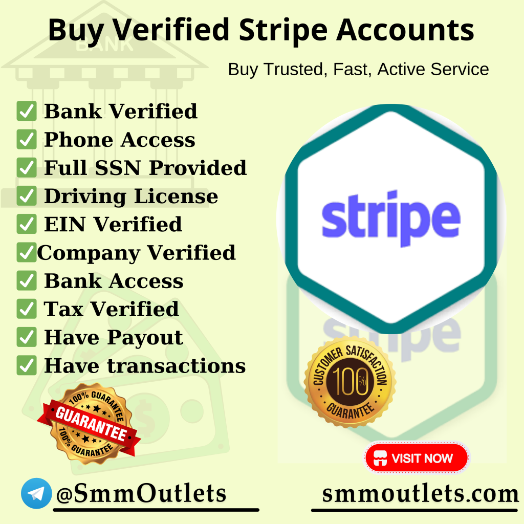 Buy Verified Stripe Accounts - SmmOutlets