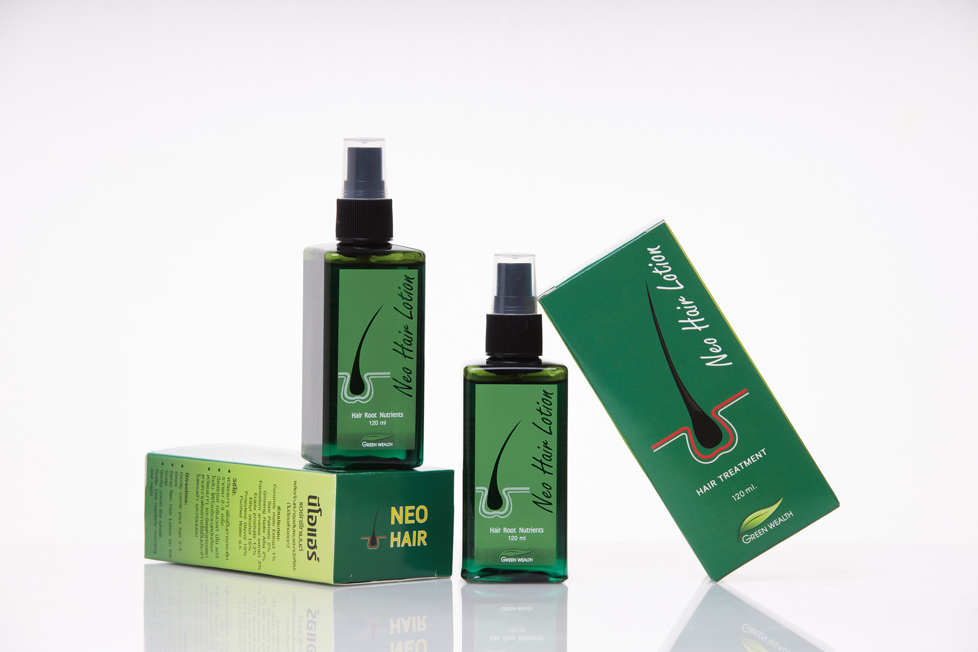 Buy Online Neo Hair Lotion Green Wealth, Made In Thailand