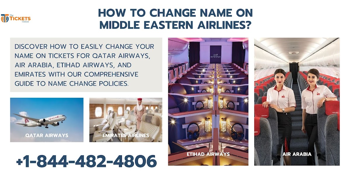 How to Correct Your Name on Middle East Airlines Tickets?