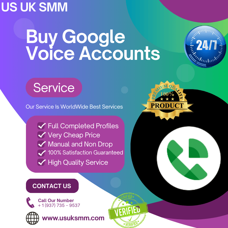 Buy Google Voice Accounts - 100% USA Number