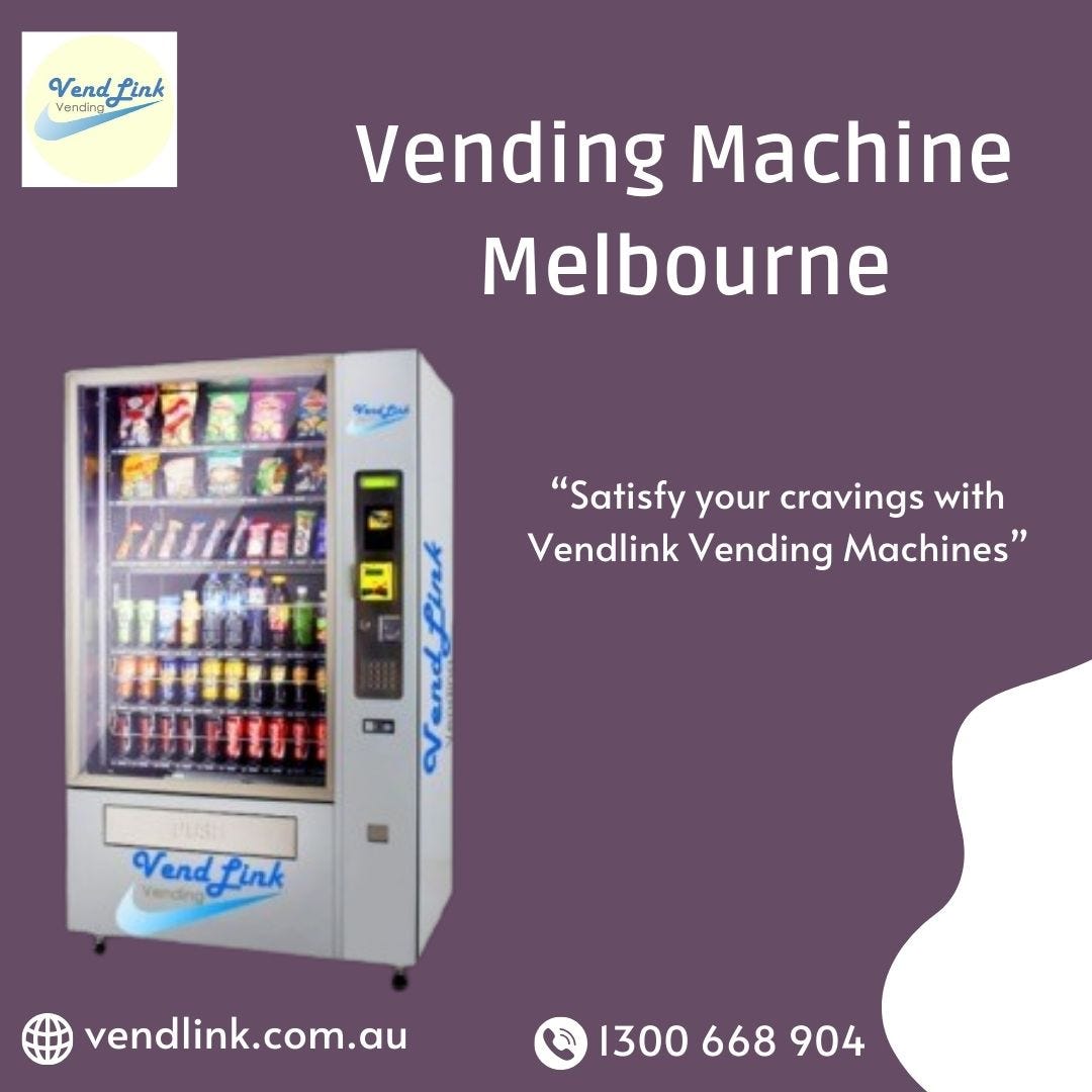 Vending Machines in Melbourne: Innovating Convenience in the Heart of the City | by Vendlink Vending Machines | Oct, 2024 | Medium