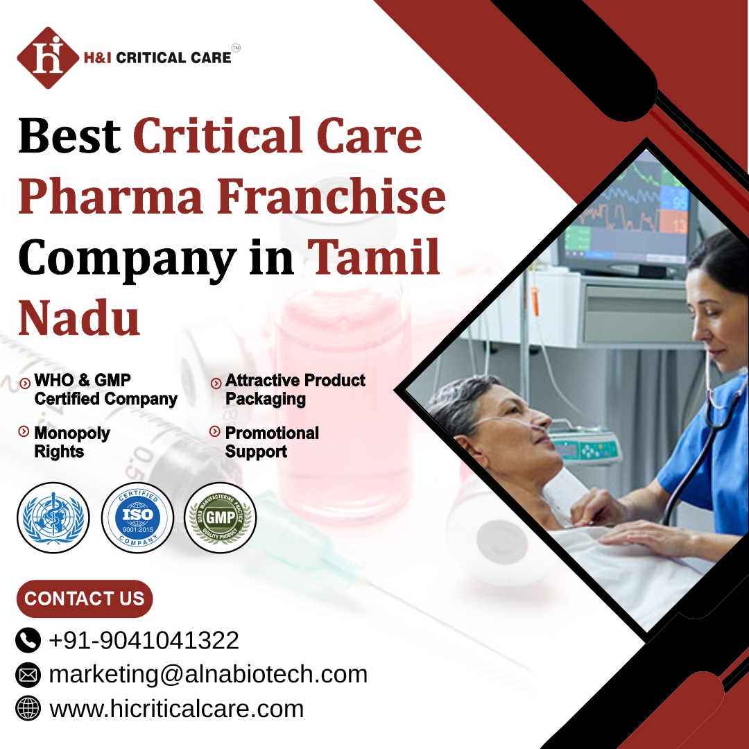 Best Critical Care Pharma Franchise Company in Tamil Nadu