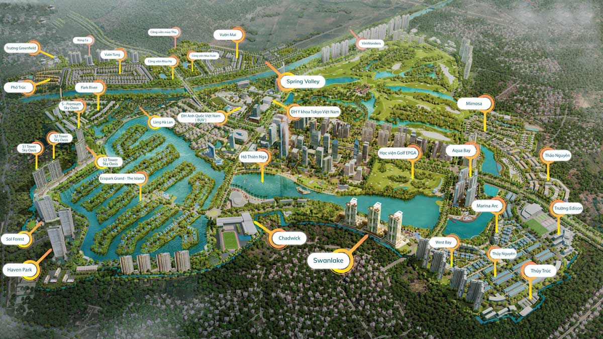 【CHI TIẾT】Khu đô thị Ecopark Hưng Yên - Đại đô thị xanh kiểu mẫu 2024