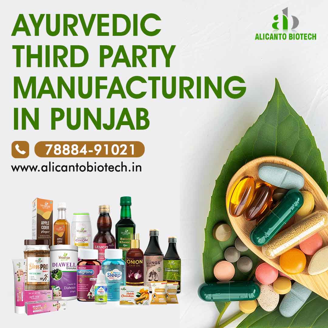 Ayurvedic Third Party Manufacturing in Punjab - Alicanto Biotech