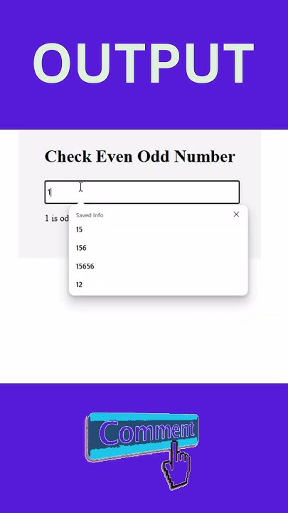 Even Odd Check in Javascript - YouTube