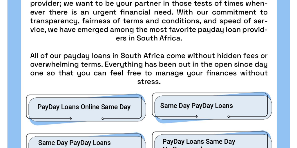 PayDay Loans Online Same Day by Wallettopuploans loans - Infogram