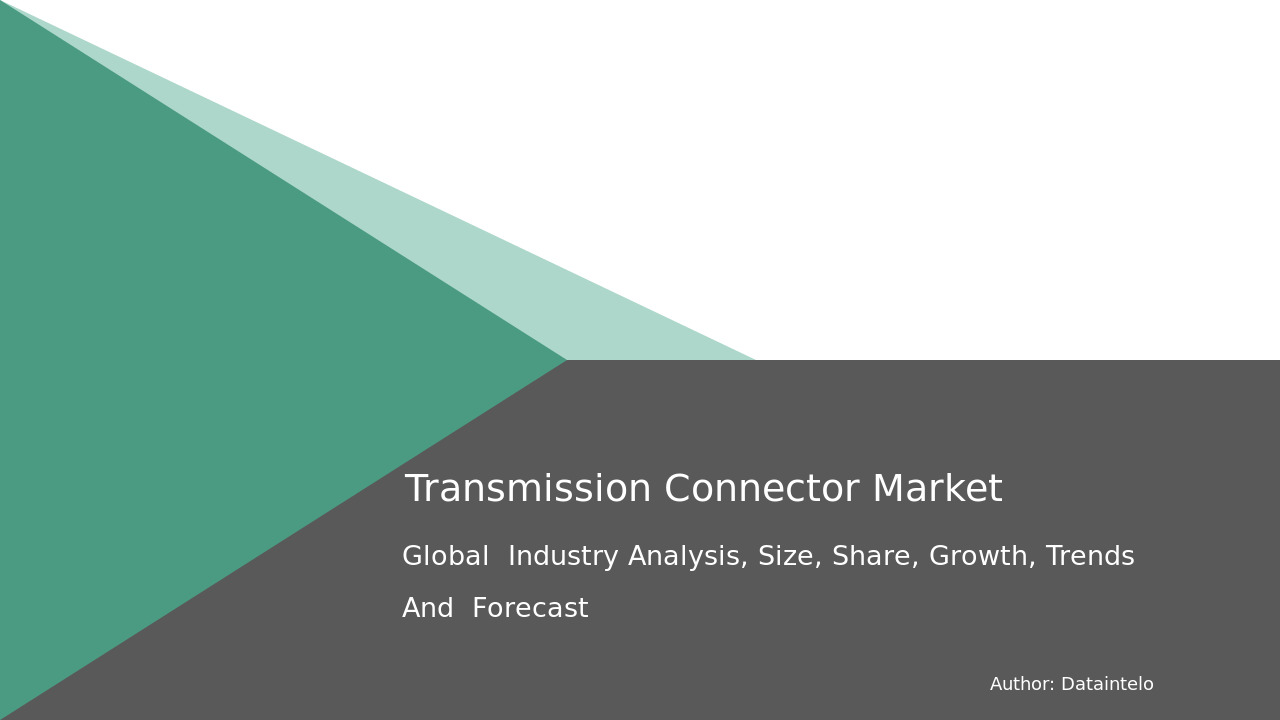 Request For Sample of Transmission Connector Market Research Report 2032