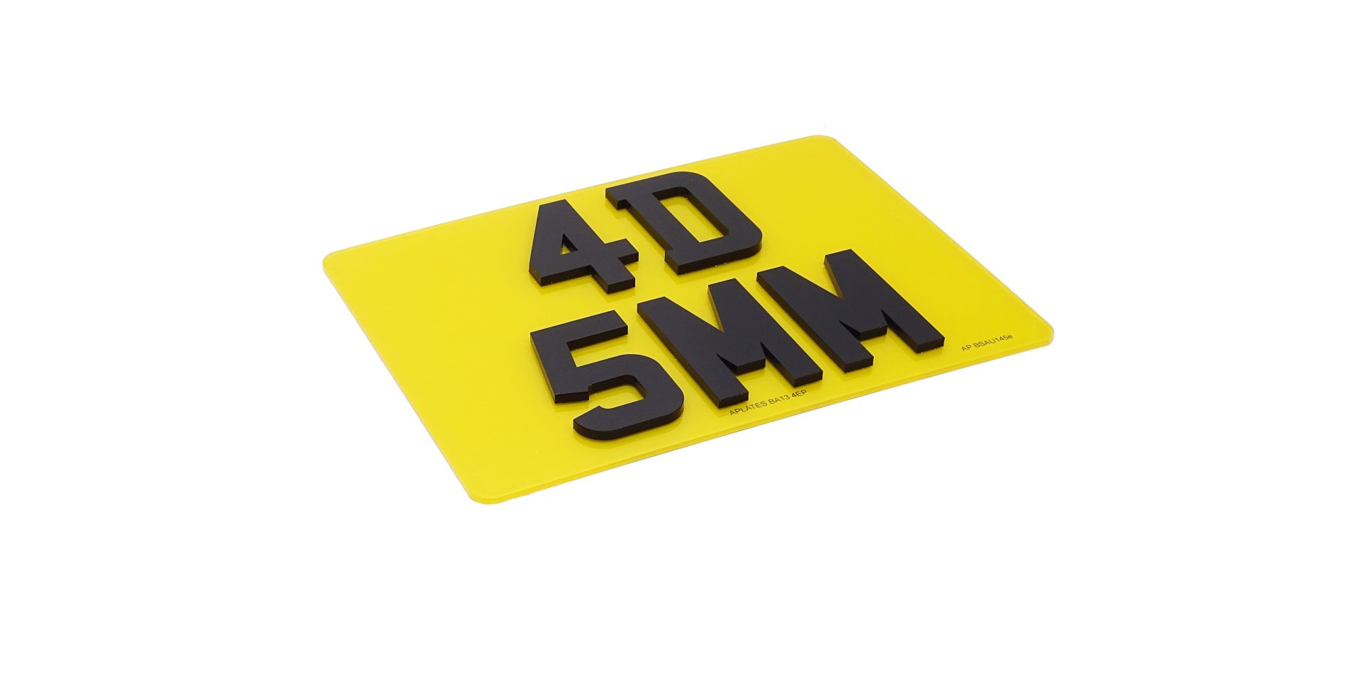 4x4 Square Number Plates | DVLA Approved | Aplates