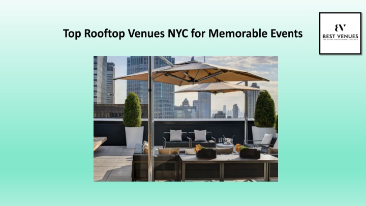 Rooftop Venues NYC