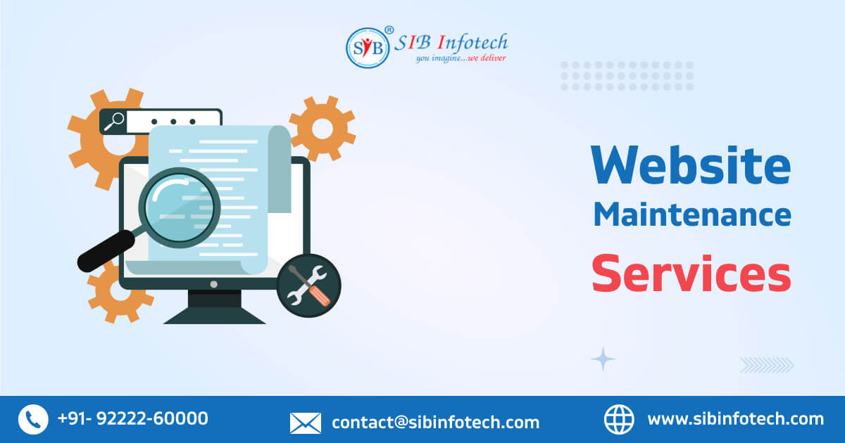 Website Maintenance Services in Mumbai, India | SIB Infotech