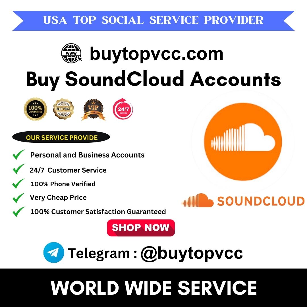 Buy SoundCloud Accounts - Buy Top VCC