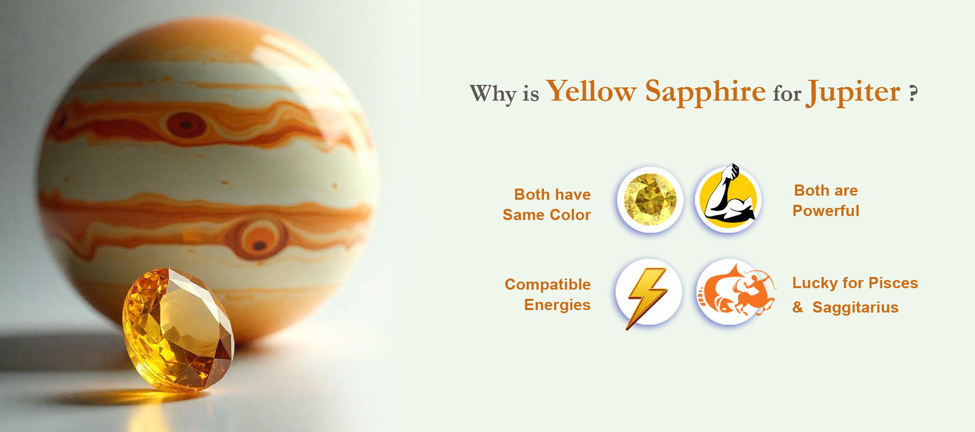 How Yellow Sapphire Enhances Jupiter's Positive Effects