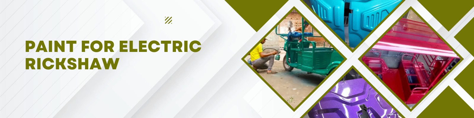 Top Quality Paint for Electric Rickshaw - 5 Vibrant Choices