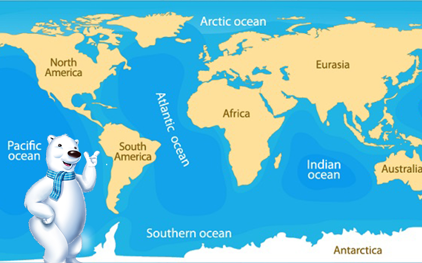 5 Oceans of The World: Names & Sizes And Dead Sea