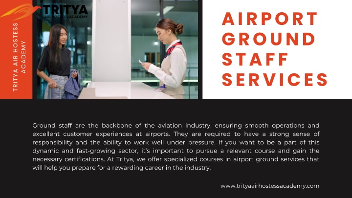 PPT - Grow Career with a 6 Month Diploma in Airport Ground Staff