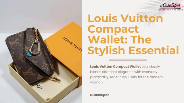 Elegant Louis Vuitton Compact Wallet – Stylish, Practical, and Timeless