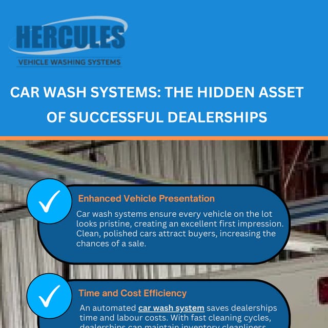 Car Wash Systems: The Hidden Asset of Successful Dealerships | PDF