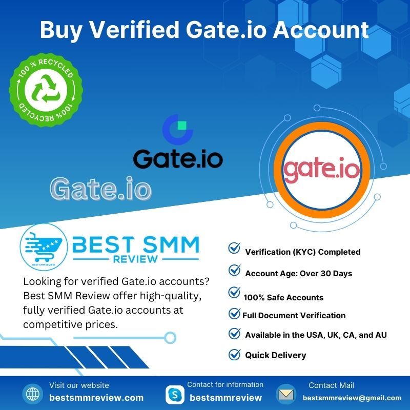 Buy Verified Gate.io Account - Best SMM Review