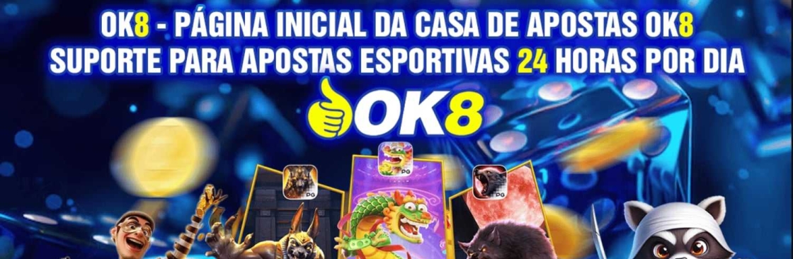 OK8  Página inicial da casa de apostas OK8 com Cover Image