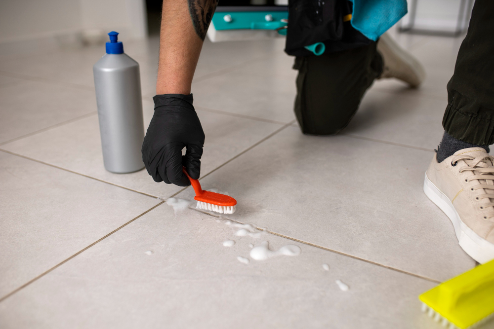 Get a Shiny and Spotless Floor with Tile and Grout Cleaning Solutions