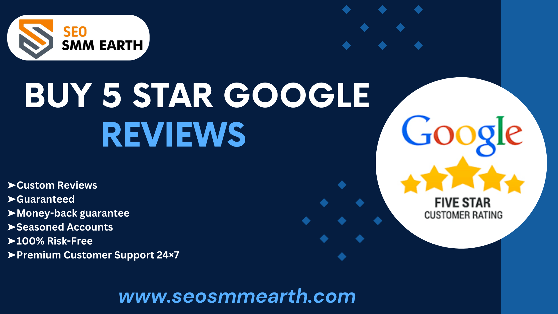 Buy 5 Star Google Reviews - 100 Positive Google 5 Star Reviews