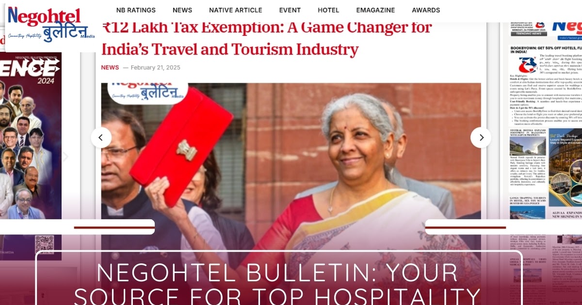 Negohtel Bulletin: Your Source for Top Hospitality News & Best Hospitality Magazine in India