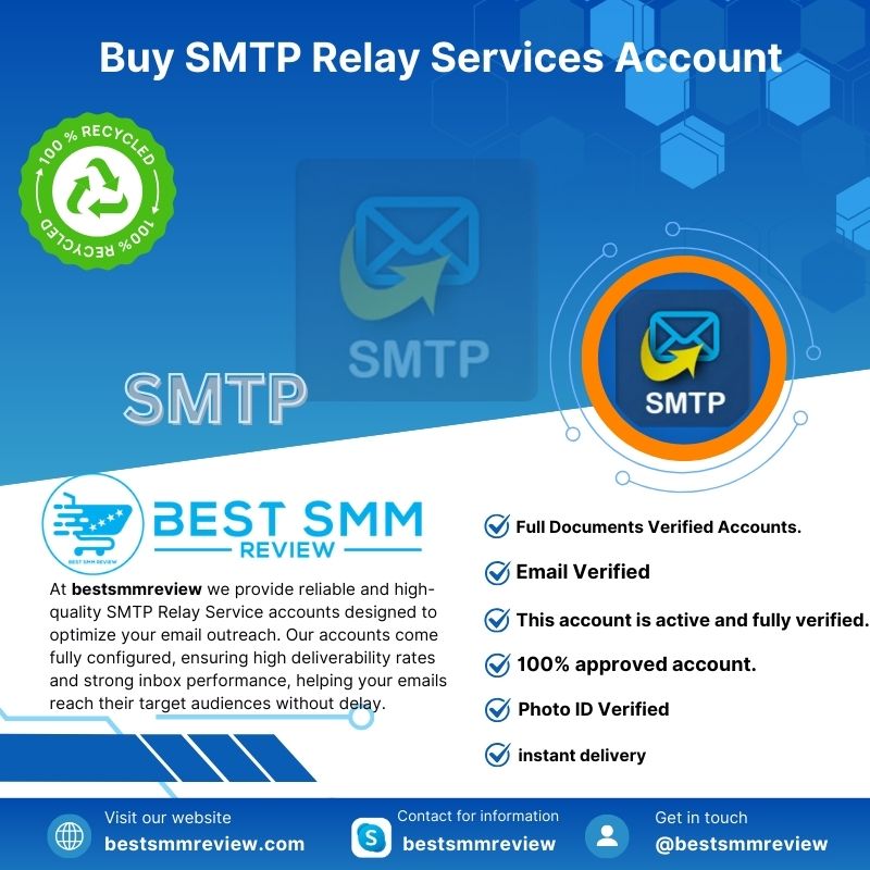 Buy SMTP Relay Services Account - Best SMM Review