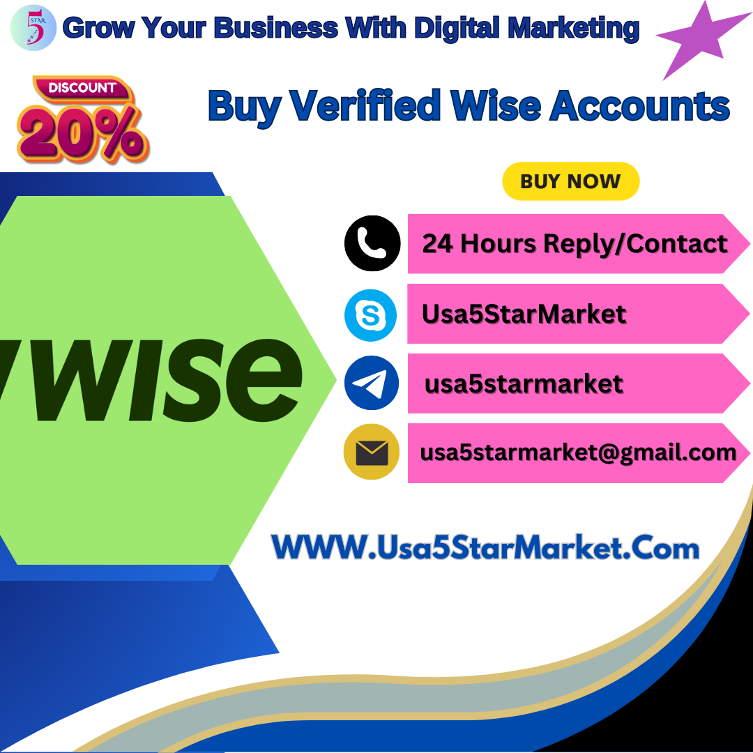 Buy Verified Wise Accounts-➤ Up To 1.0% Cash Back, Paid Monthly.