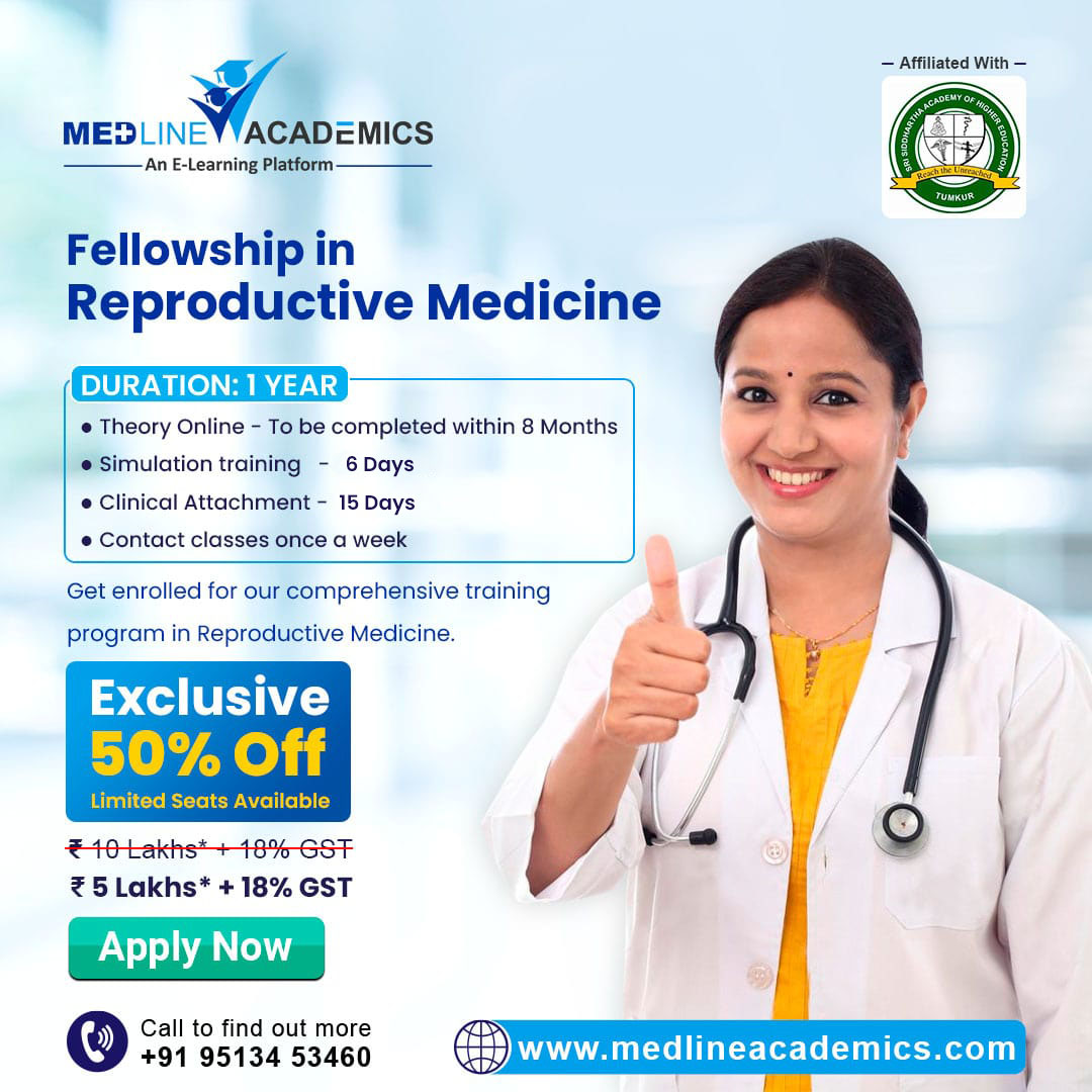 Fellowship in Reproductive Medicine in Bangalore, India