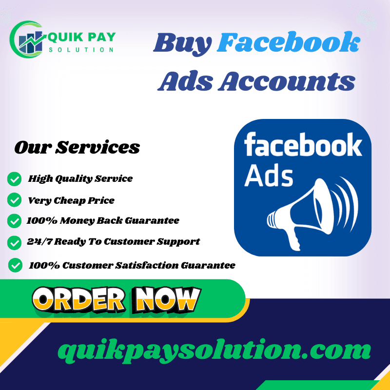 Buy Facebook Ads Accounts - Quik Pay Solution