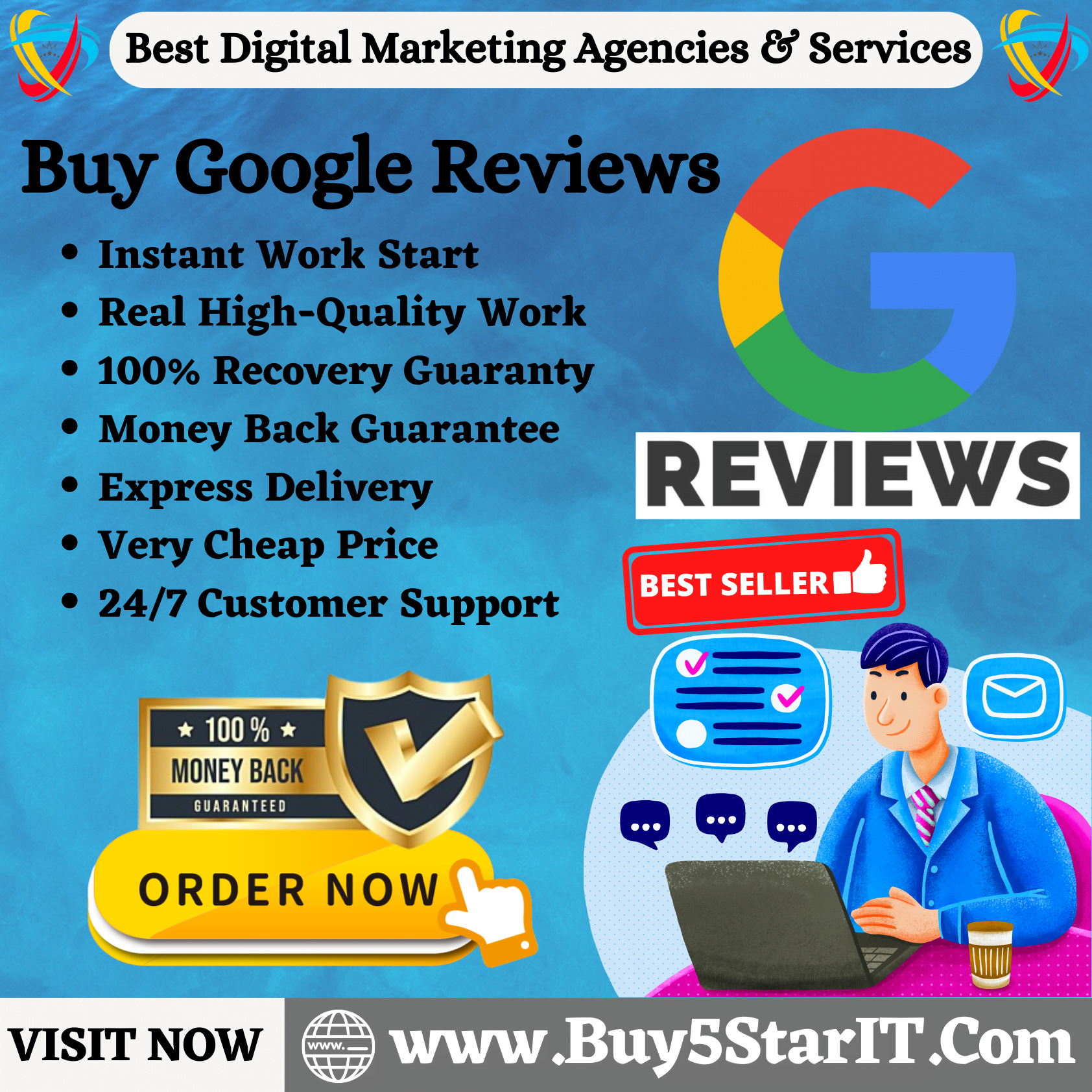 Buy Google Reviews - Positive Reviews (Business/Places/Maps)