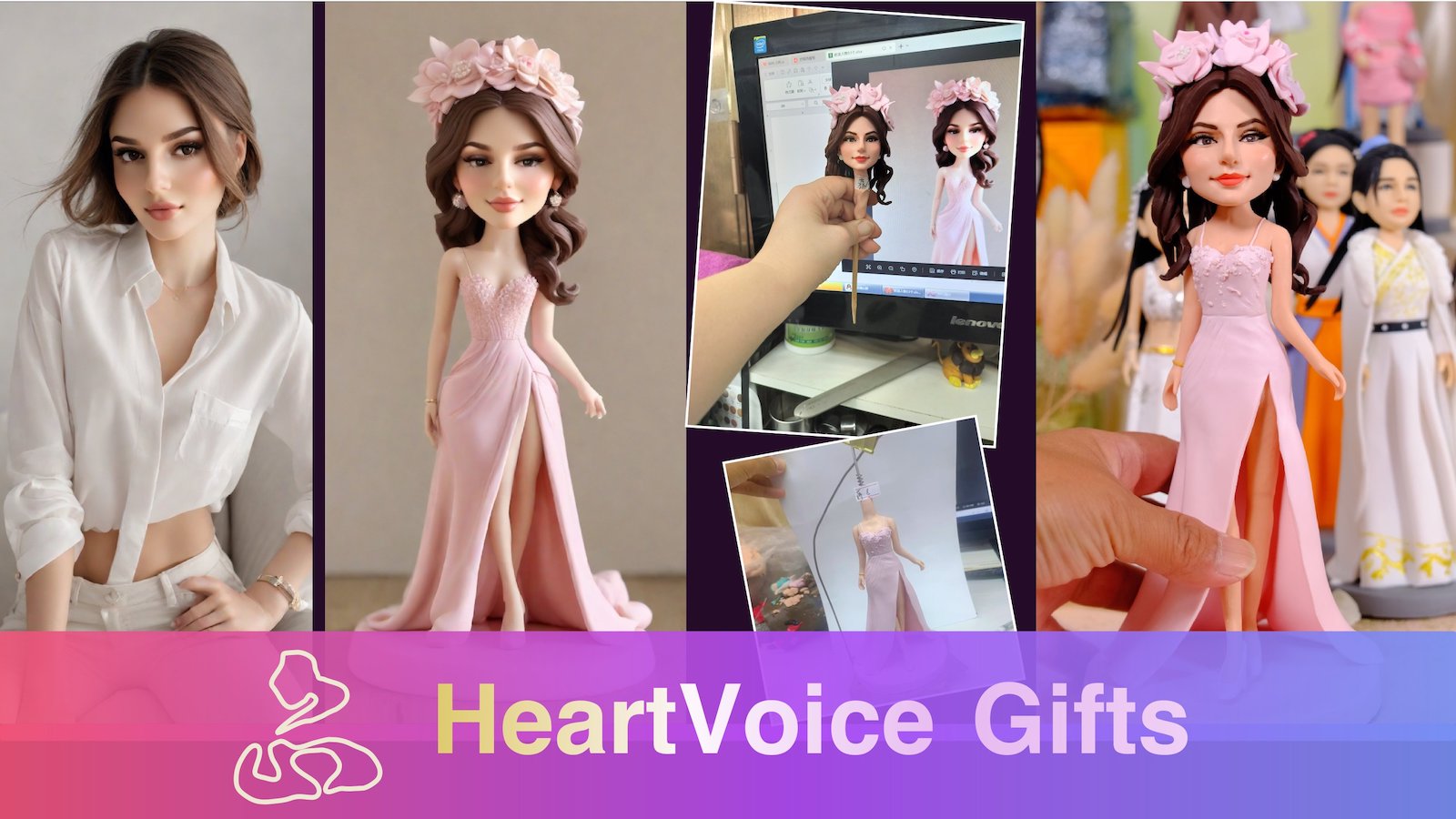 Custom Bobble Head Dolls - You Design, Our Artisans Craft It - HeartVoice Gifts