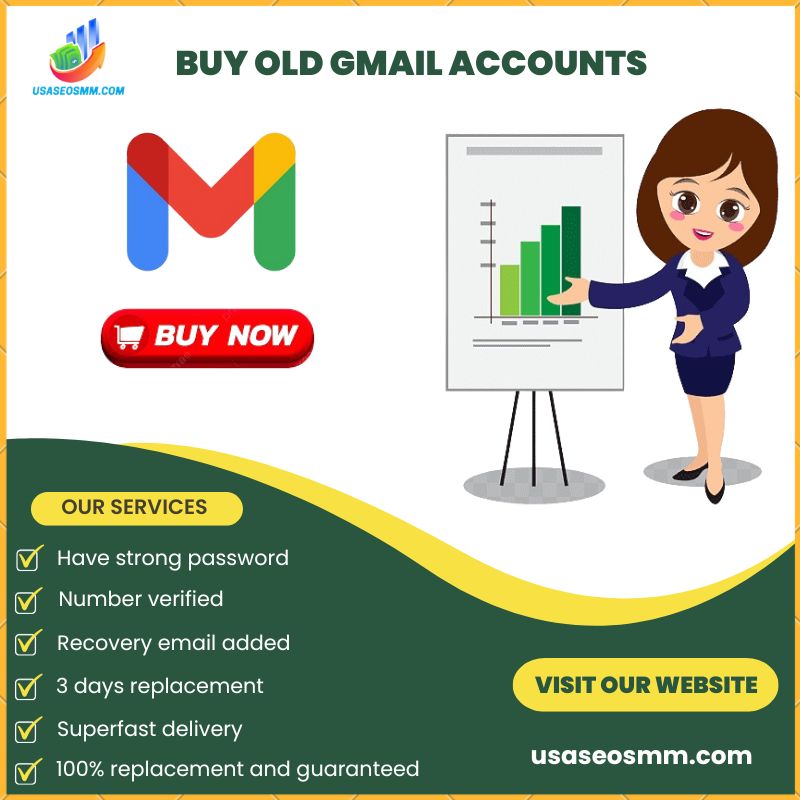 Buy Old Gmail Accounts-100% Aged, Safe, Long Term Usable