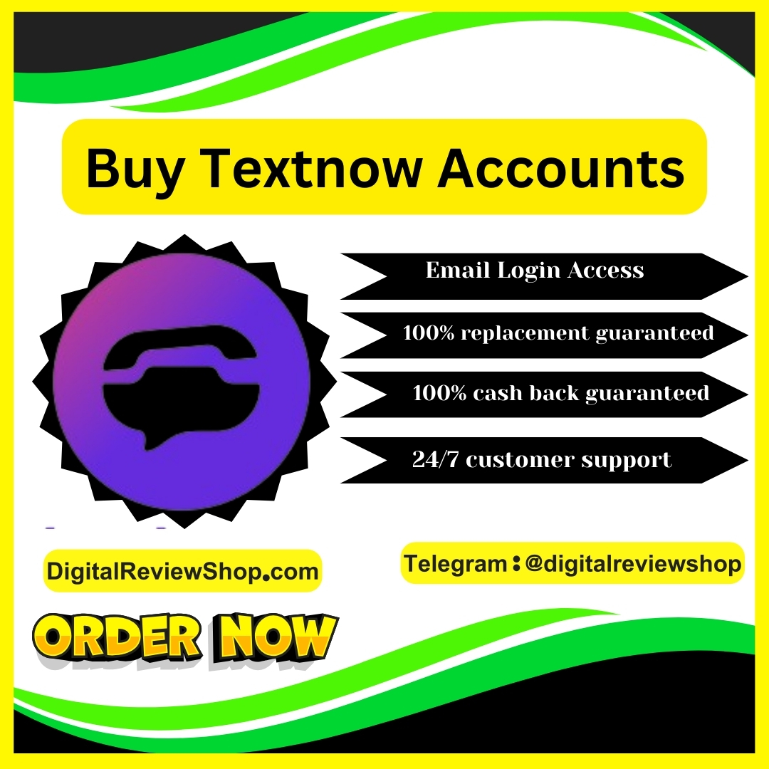 Buy Textnow Accounts - (PVA & Bulk) 2025