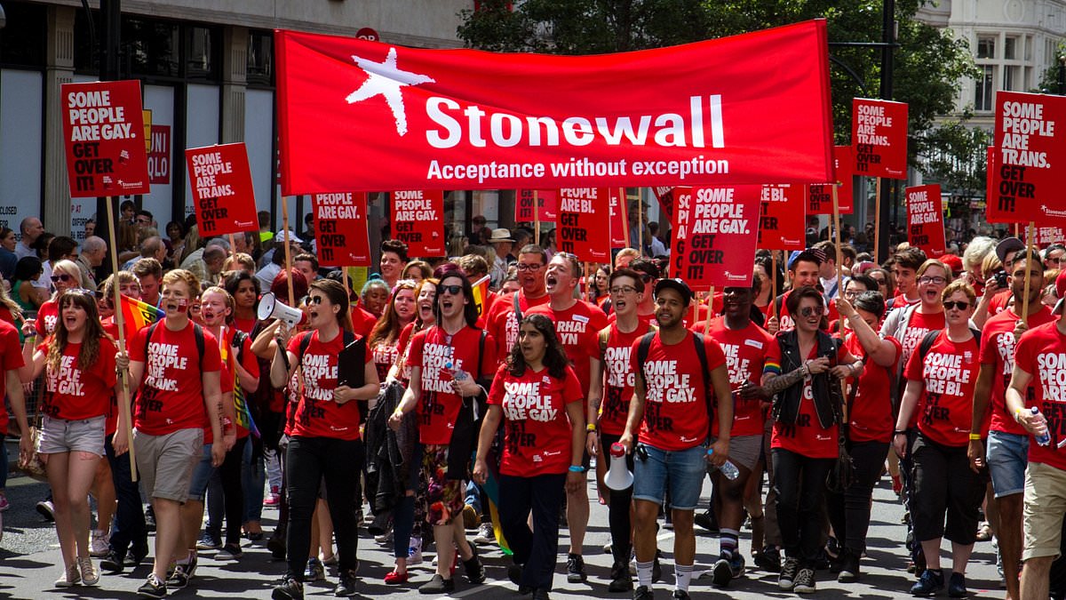 Donald Trump's foreign aid clampdown could force controversial LGBTQ+ charity Stonewall to 'cut half of its staff' | Daily Mail Online