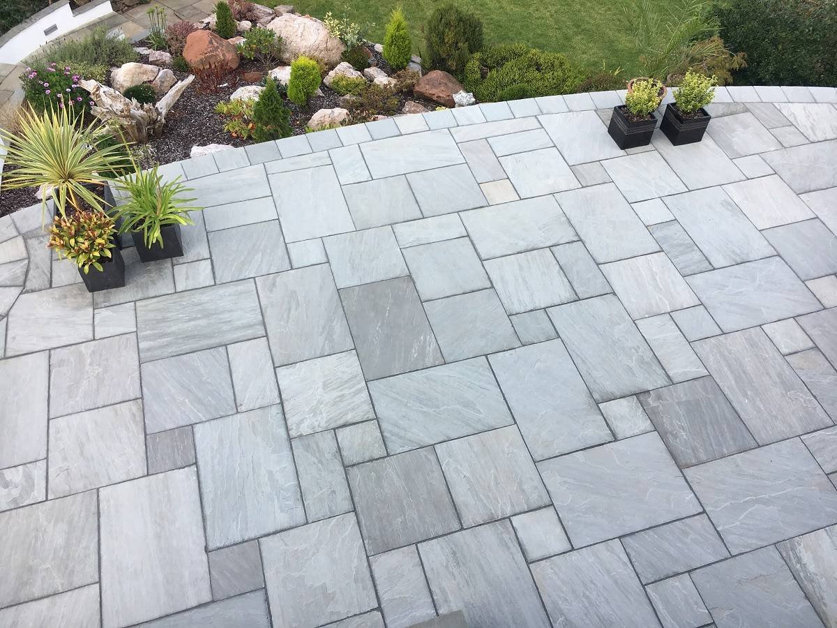 kandla grey indian sandstone Paving | Natural Stone Paving