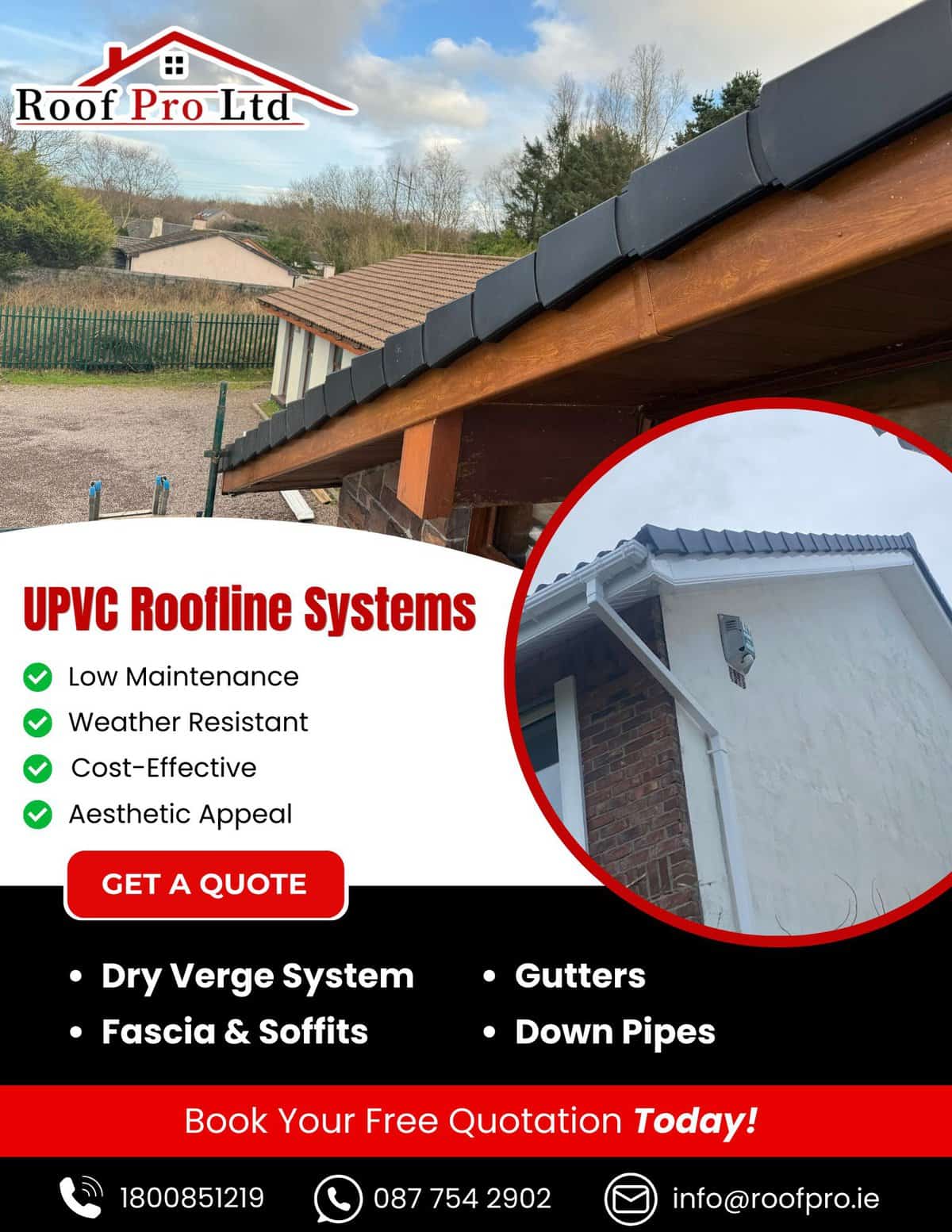 Dublin Dry Verge Installations | Roof Pro Ltd