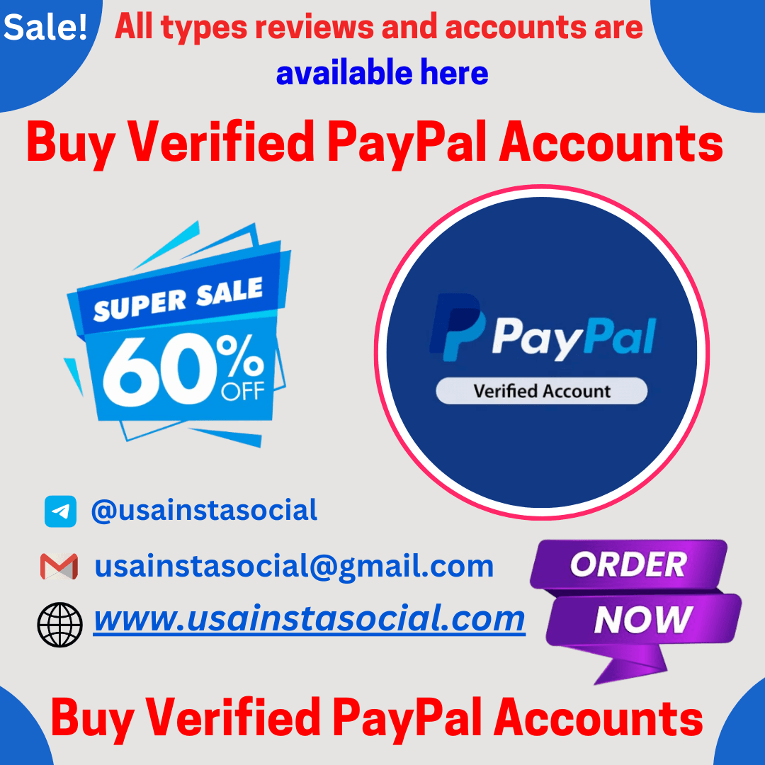 Buy Verified PayPal Accounts – 100% Fully Verified Accounts