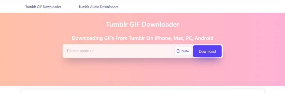 Tumblr GIF Downloader Cover Image