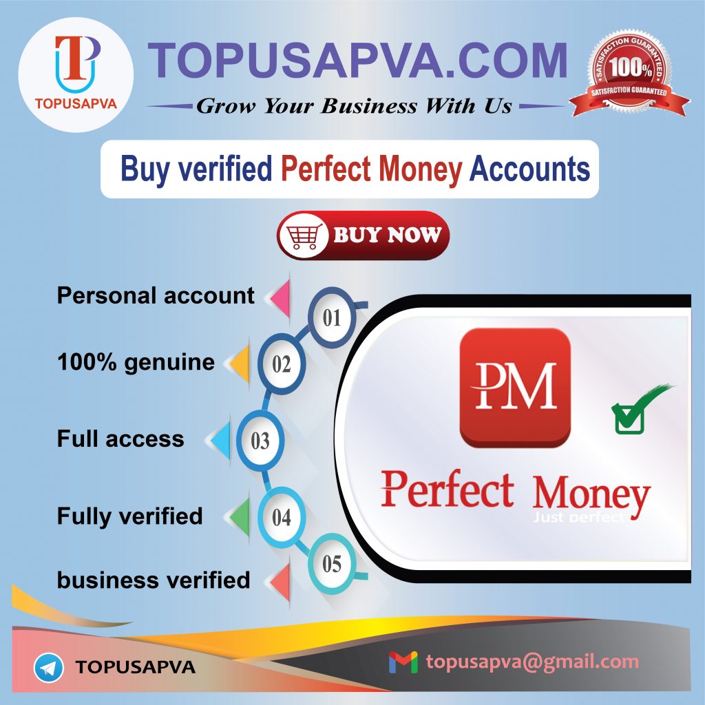 Buy Perfect Money Accounts - 100% US ,UK & CA Verified