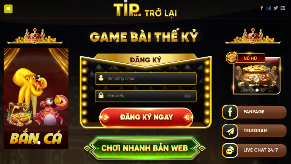 Cổng game TIPCLUB Cover Image
