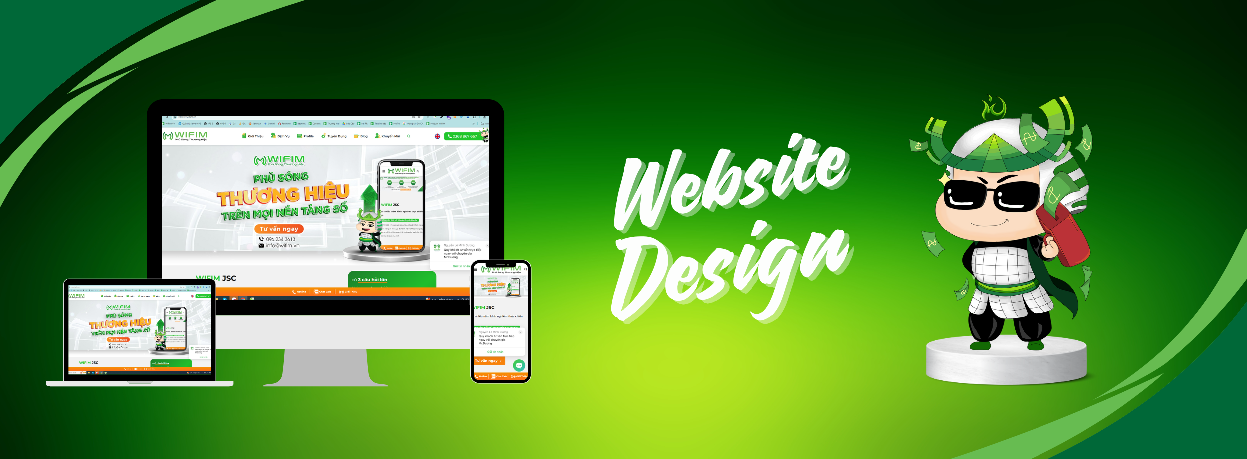 Thiết Kế Website Chuyên Nghiệp, Chuẩn SEO, Uy Tín - WiWeb